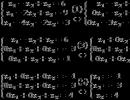 Algorithm for solving a system of equations using the Gaussian method